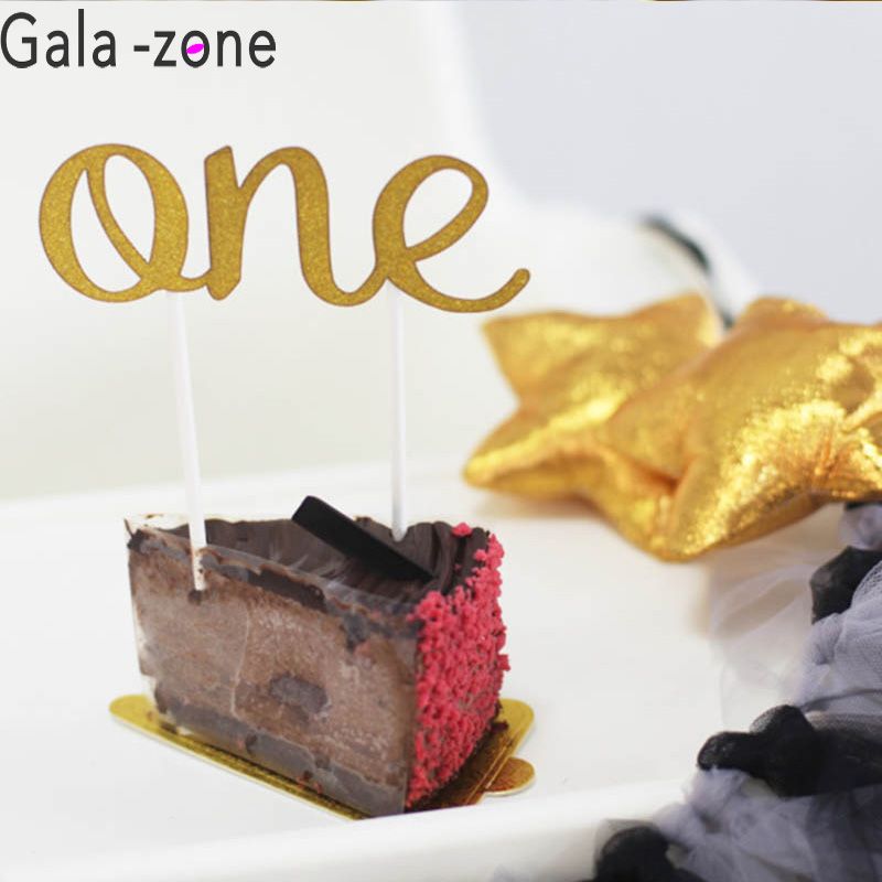 2019 Gala Zone One Year Old Cake Insert Flag Birthday Cake Topper 2019 Gala Zone One Year Old Cake Insert Flag Birthday Cake Topper