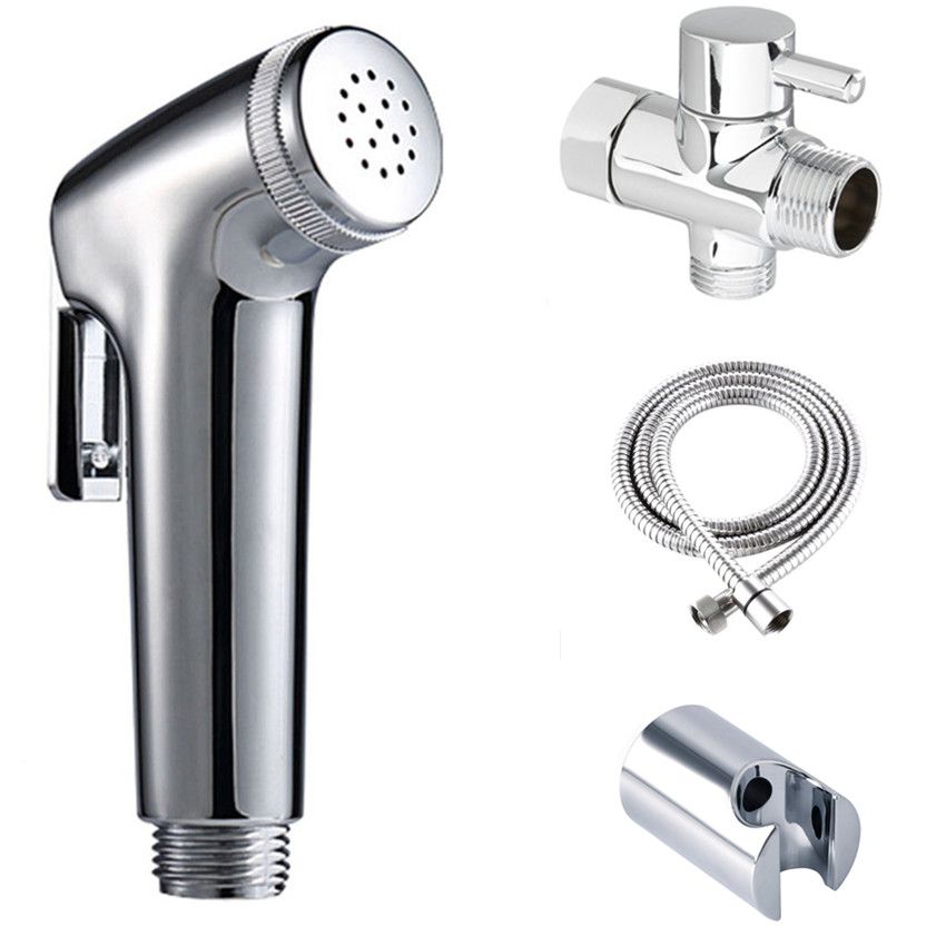 2020 Brass 7 8 T Adapter Bidet Faucet Toilet Abs Hand Held Spray