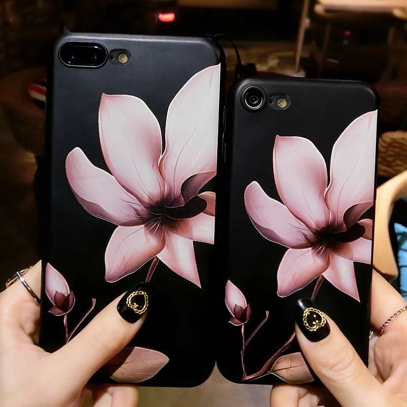 coque iphone 7 fleur blanche