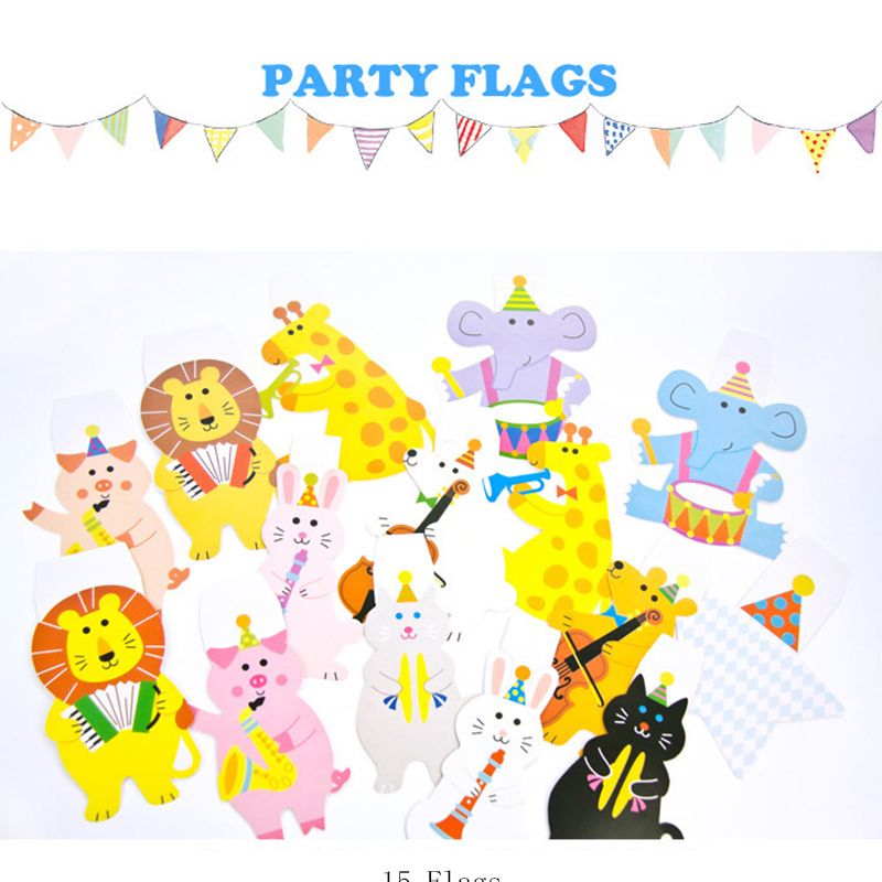 Cute Forest Animals Party Decoration Lion Pig Elephant Giraffe Paper Cute Forest Animals Party Decoration Lion Pig Elephant Giraffe Paper