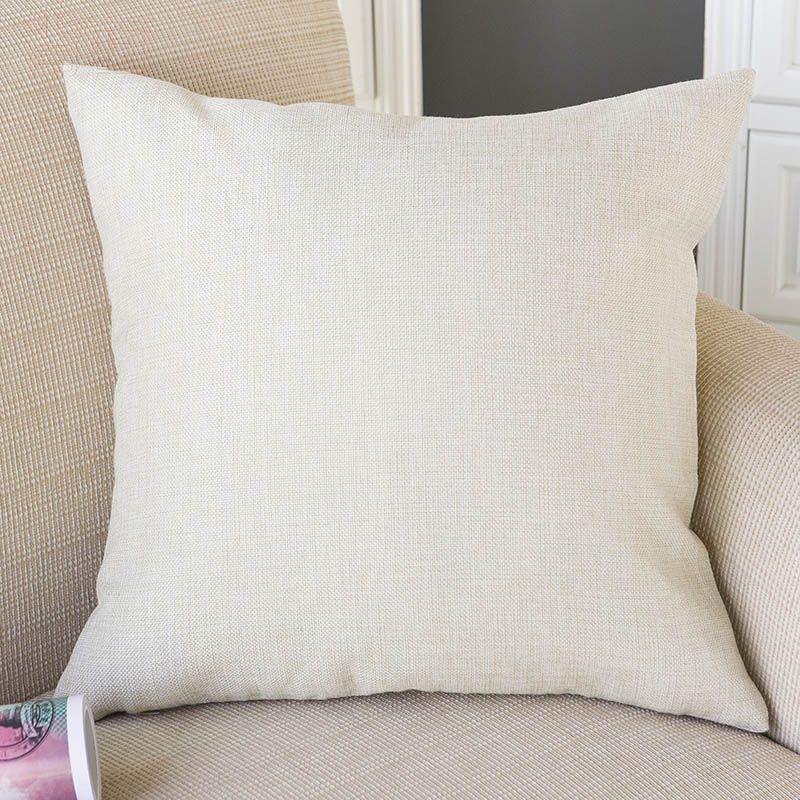 Blank Cushion Cover For Thermo Transfer Print Painting Canvas Linen