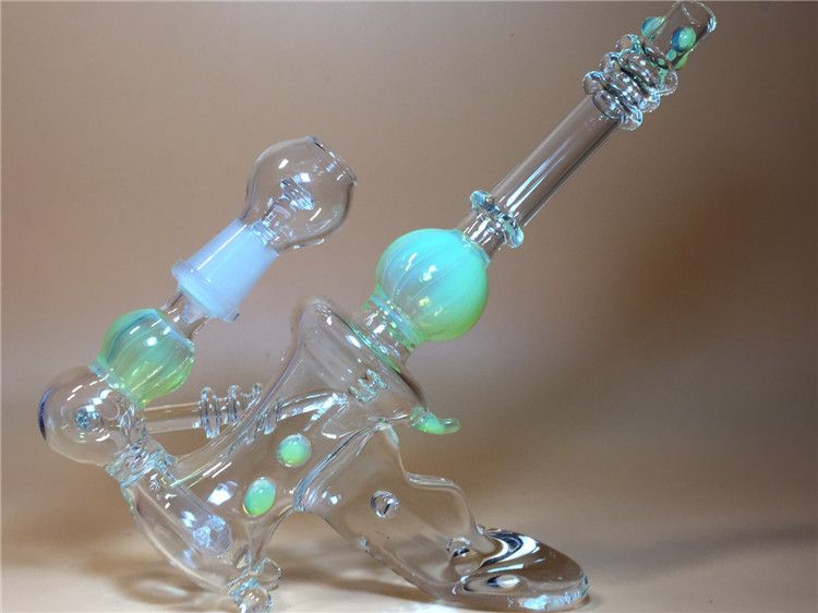 2020 2018 Laser Pistol Glass Dab Rigs Futuristic Design Oil Rigs Ray
