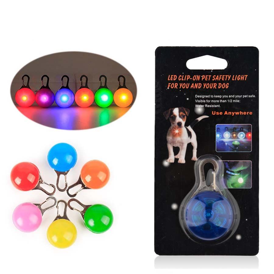 Pet Led Light Dog Cat Waterproof Dog Illuminated Collar Safety Night Walking Lights ID Tags Pet
