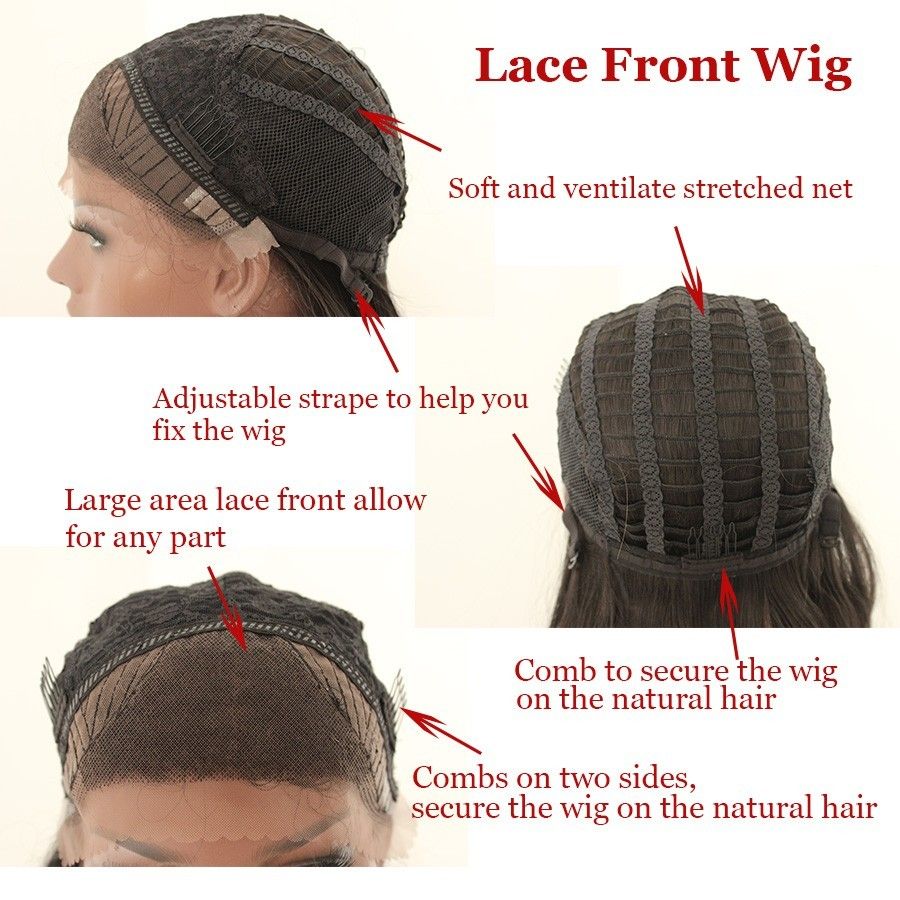 Full Lace Natural Looking Silky Black Short Bob Wigs With Baby