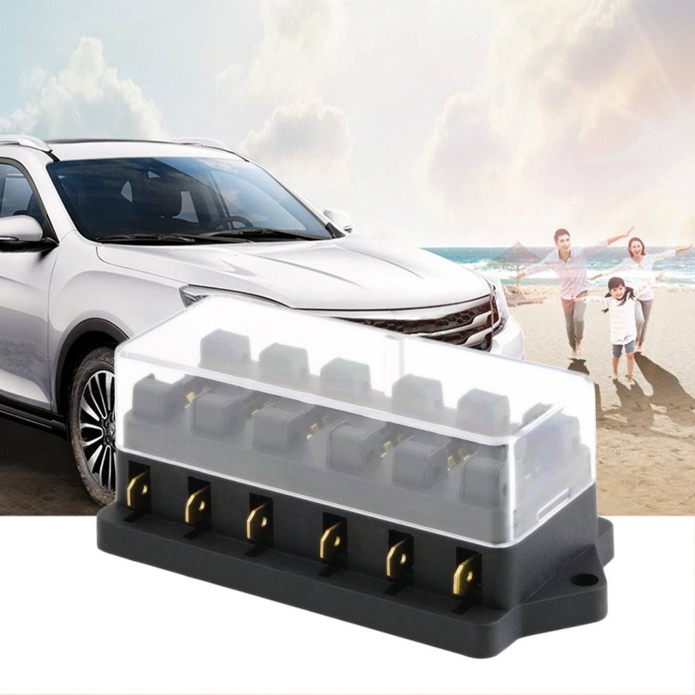 2018 Universal 12V 6 Way Fuse Box Block Fuse Holder Box Car Vehicle Circuit Fuse Accessory Tool From Dlingh, $12.07 | DHgate.Com