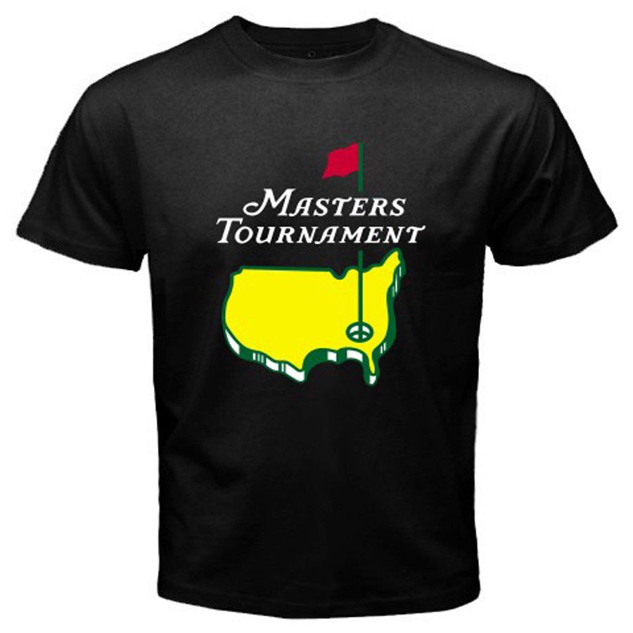Masters Tournament Golf Wholesale And Retail Support Ship Men'S Black T