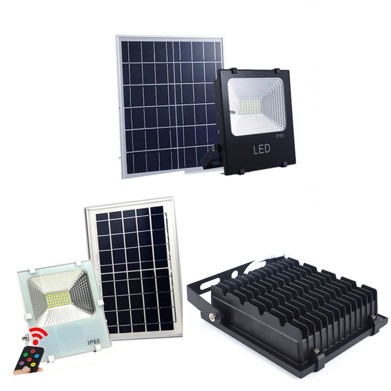 30w 50w 100w Solar Powered Panel Led Light Remote Control Flood 30w 50w 100w Solar Powered Panel Led Light Remote Control Flood Lights Outdoor Lighting Floodlight Garden Street Spotlight 20w