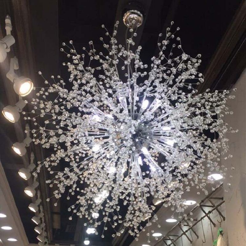 Modern Dandelion Led Ceiling Light Crystal Chandeliers Lighting Modern Dandelion Led Ceiling Light Crystal Chandeliers Lighting Globe Ball Pendant Lamp For Dining Room Bedroom G9 Fixture Canada 2018 From Miray