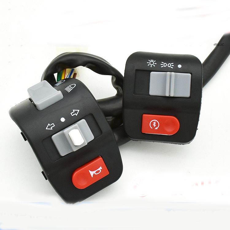 2021 Electric Scooter Motorcycle Combination Switch Assembly, Horn