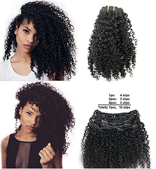 Brazilian Remy Virgin Hair Kinky Curly 3b 3c Natural Color African