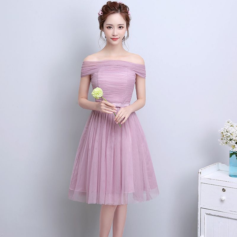 teenage girls in dresses