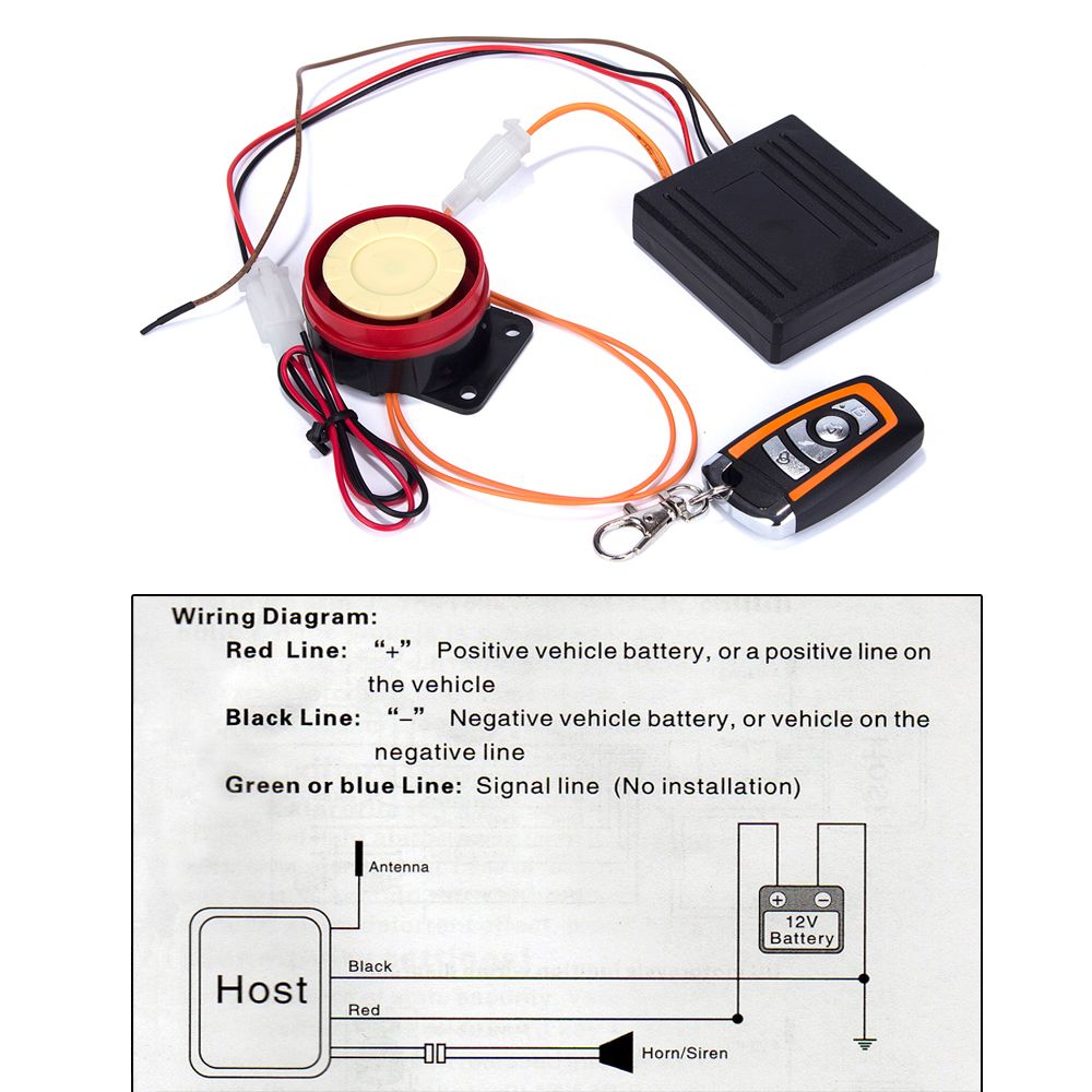 Alarm System For Motorcycle Diagram - The O Guide