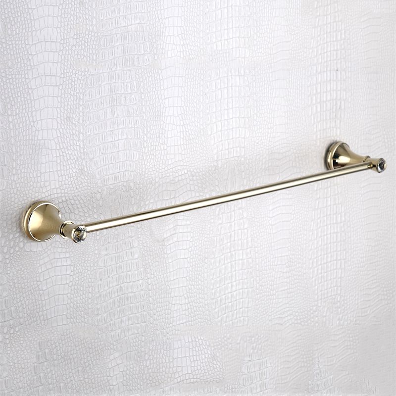 Single Towel Bar Vanity 304 Stainless Steel And Copper Crystal Towel