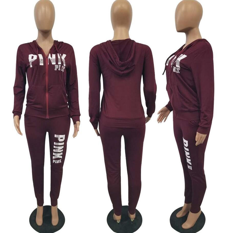 plus size love pink jogging suit