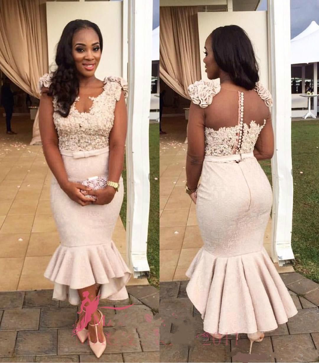 short african lace dresses