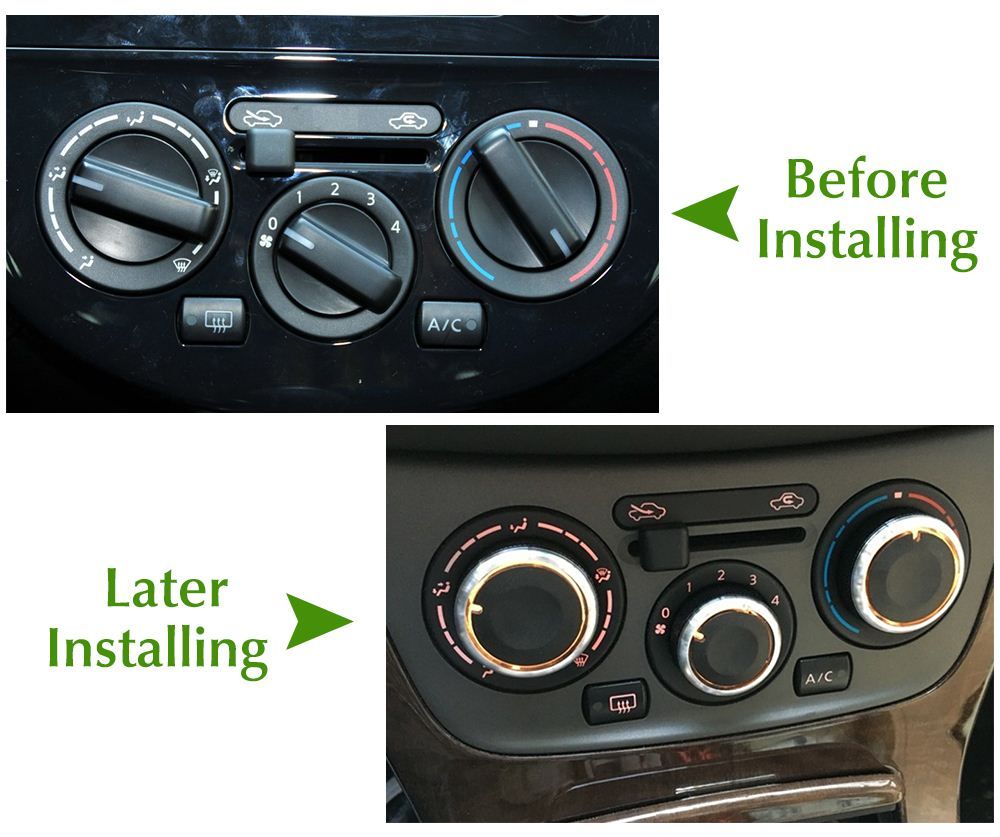 Discount Car AC Knob Air Conditioning Heat Control Switch Knob For