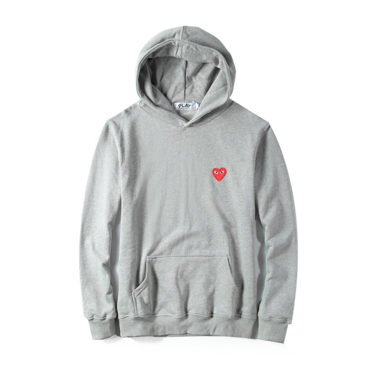 cdg play hoodie