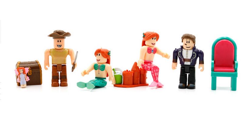 Action Figures Toys 3 Styles Opp Bag Roblox Virtual World Building Block Doll Mermaid Virtual World Robot Doll Virtual World Champion - 