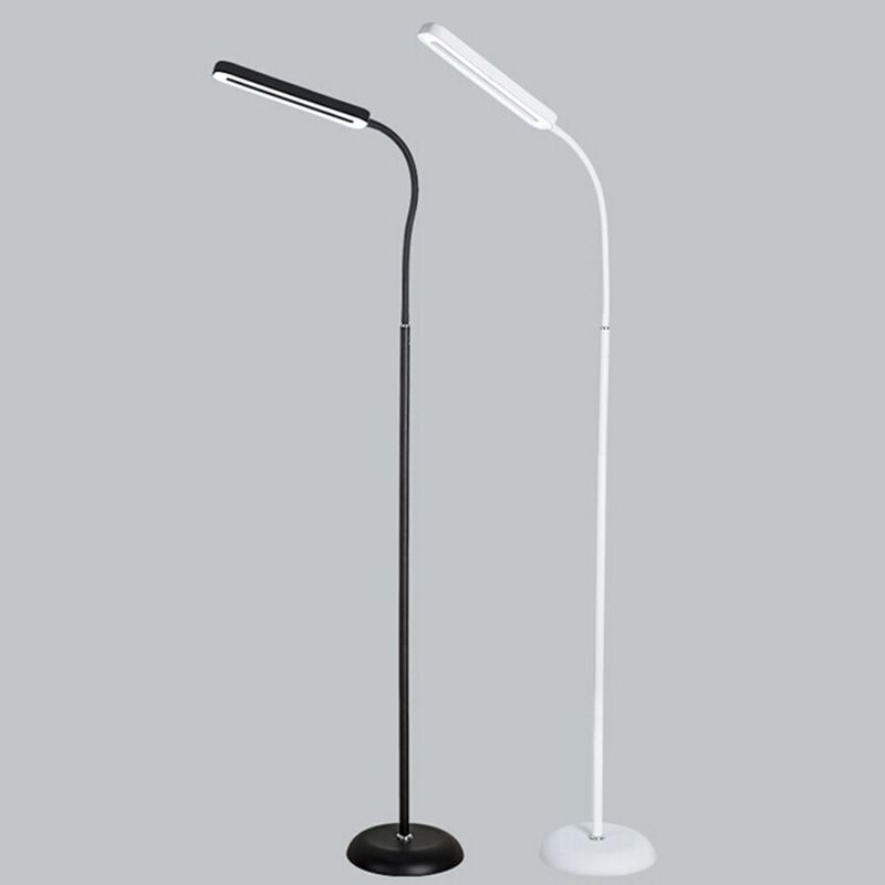 Black White Modern Simple 8w Led Floor Standing Lamp Bedside Light Reading