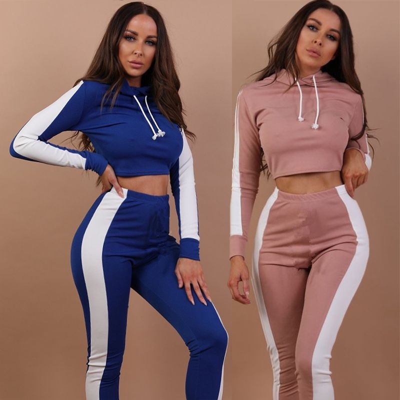 crop top tracksuit set