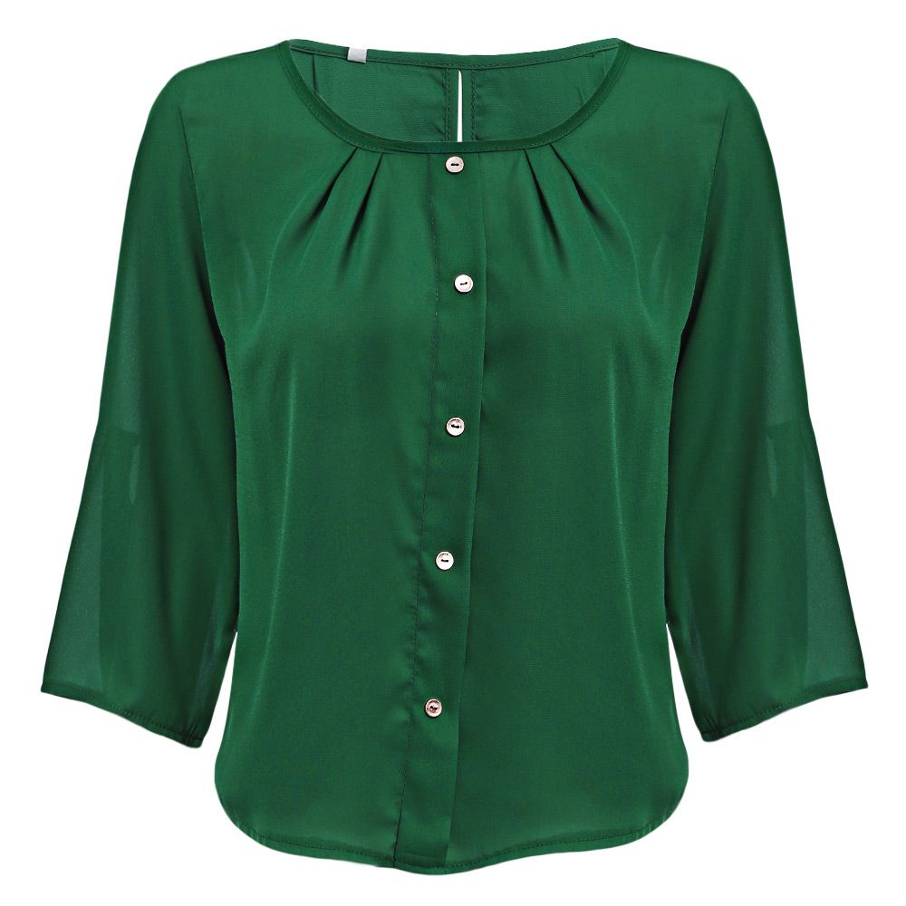 blusas mangas tres cuartos