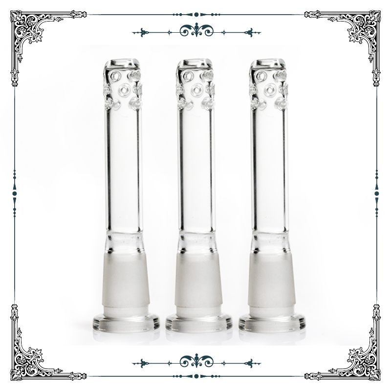 Manufacturer Glass Downstems with Holes Mixed Size Smoking Bongs