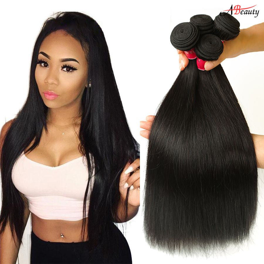 Malaysian Virgin Straight Hair Bundles Cheap 8a Mink Malaysian