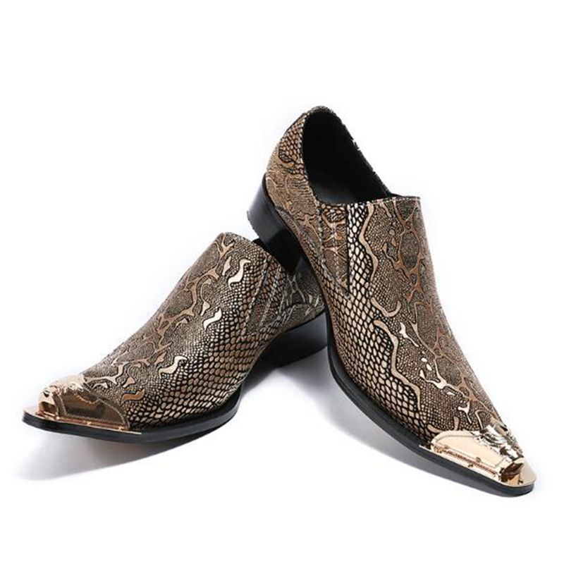 textured formal shoes