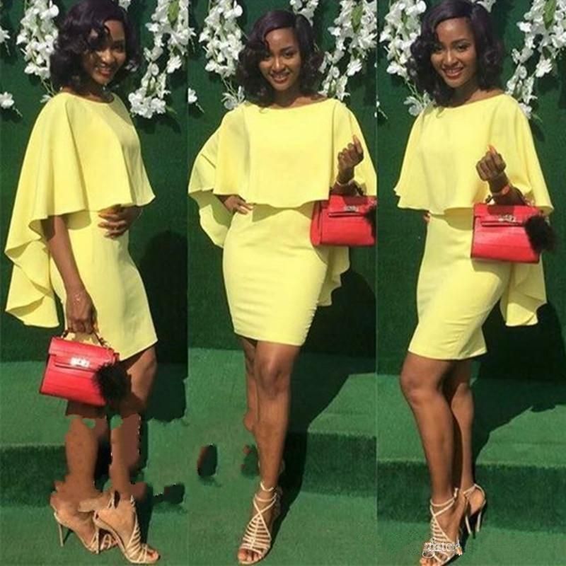 simple chiffon short gowns
