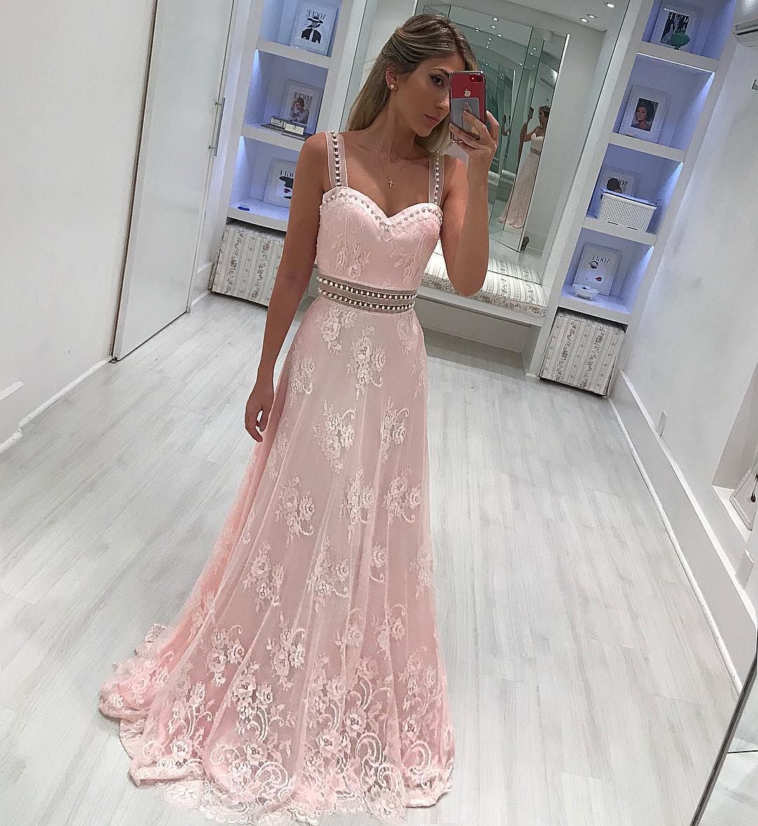 Vintage Spaghetti Strap Beaded Dress