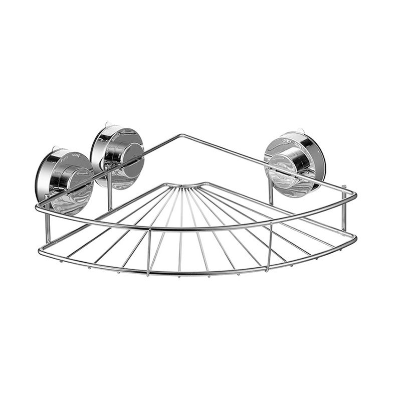 2018 Corner Shelf Shower Strong Suction Stainless Steel Shelves 2018 Corner Shelf Shower Strong Suction Stainless Steel Shelves Bathroom Shampoo Holder Basket From Homeju 38 28 Dhgate Com