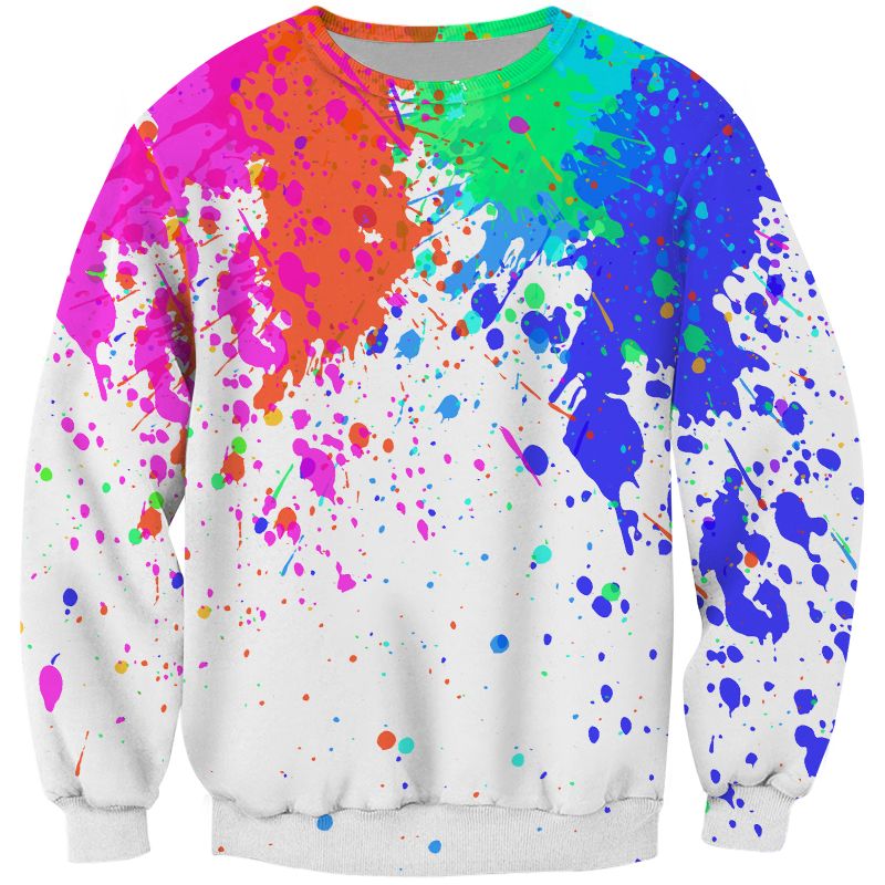 2019 Newest 3d Sweatshirt Men Clothes 2018 Splatter Color Paint Dot 2019 Newest 3d Sweatshirt Men Clothes 2018 Splatter Color Paint Dot Print Streetwear Top Pul Fashion B167 From Super201898 34 26 Dhgate