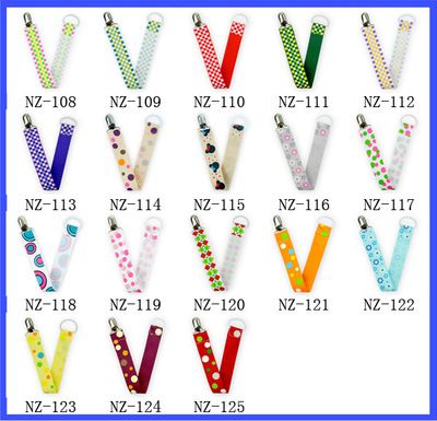 20 X PACIFIER HOLDER BABY BORN DUMMY CLIP CHAIN STRAP SOOTHER CLIPS DUMMIES