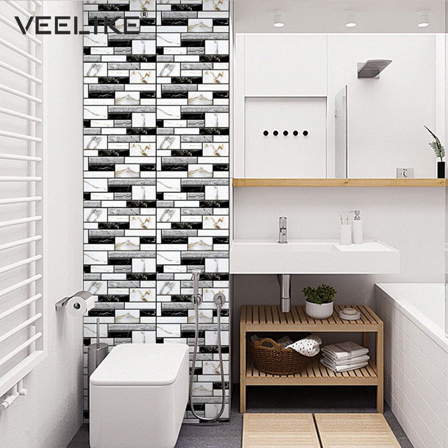 Pvc Brick Self Adhesive 3d Wallpaper For Bedroom Living Room Wall Pvc Brick Self Adhesive 3d Wallpaper For Bedroom Living Room Wall Paper Home Decor Kitchen Backsplash Tiles Bathroom Computer Hd