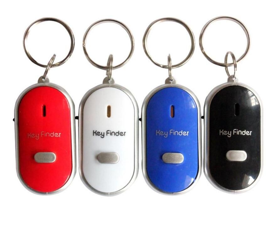2020 Anti Lost LED Key Finder Locator Voice Sound Whistle Control