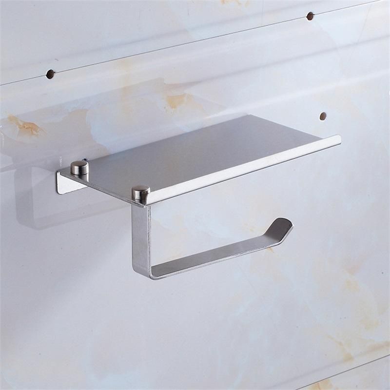2019 Mobile Phone Shelf Silver Tissue Stand Toilet Paper