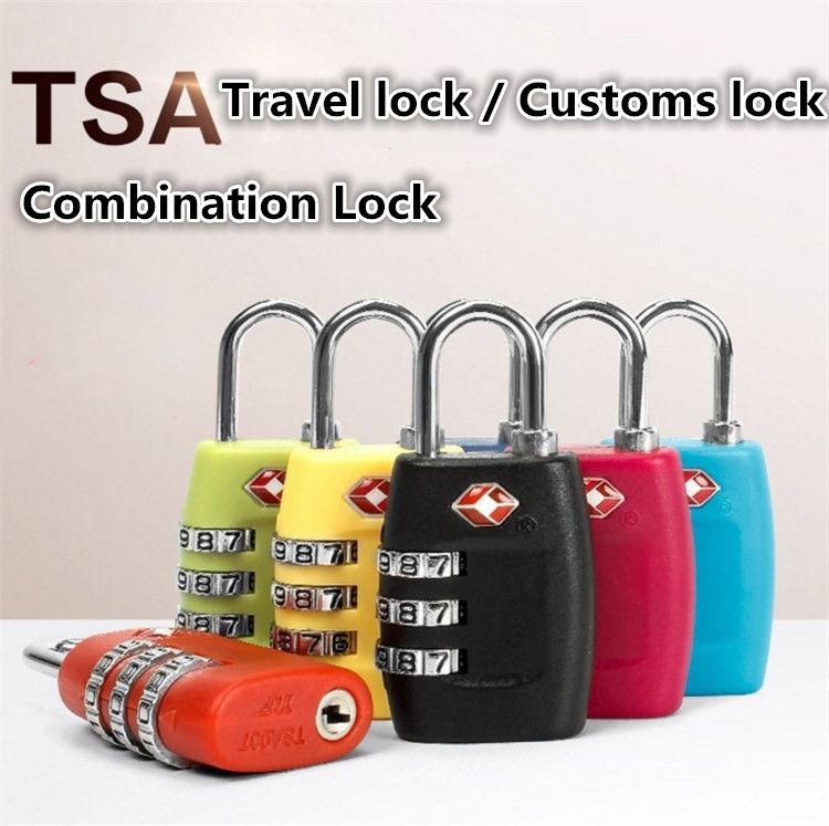 2020 New TSA 3 Digit Code Combination Lock Resettable Customs Locks