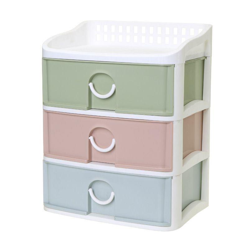 Desktop Drawer Office Supplies Storage Box Plastic Three Layer Desktop Drawer Office Supplies Storage Box Plastic Three Layer Sundries File Doents Organize Small Cabinet Multilayer