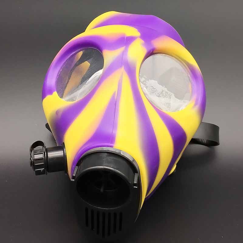 2020 Party Hookah Gas Silicone Mask Bong Mask Tabacco Shisha Pipe For