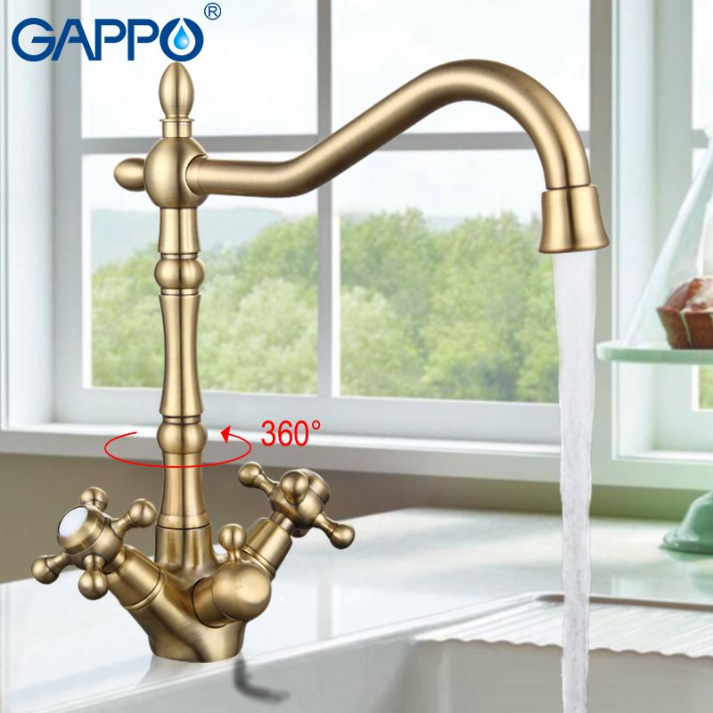Gappo Water Filter Taps Brass Kitchen Sink Faucets Color Kitchen Mixer Taps Deck Drink Filter Water Mixer Sink Kitchenga4398 2 3