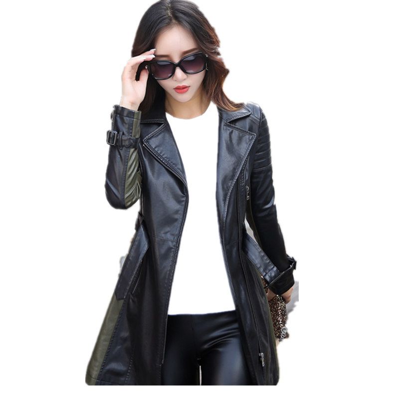 2019 Leather Jacket Women Autumn Winter Faux Jackets Lady Leather Jacket Women Autumn Winter Faux Jpg