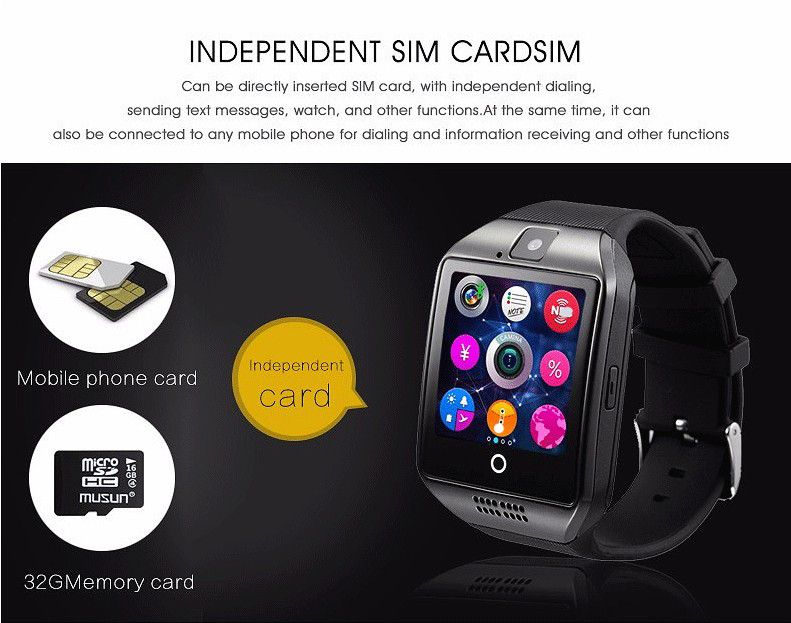 smart watch q18 iphone