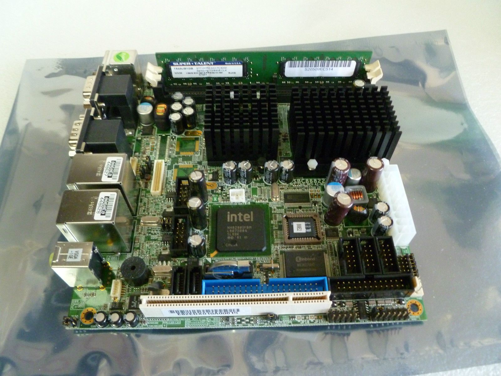 Fevas ITX Motherboard SBC86822 Rev A3-RC 6COM Port Support 485422 100/% Tested Perfect Quality