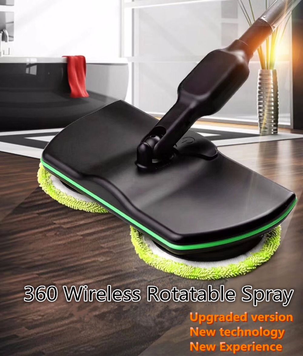 360 Rotating Mop Spin Spray Foot Switch Floor Cleaning Easy 360 Rotating Mop Spin Spray Foot Switch Floor Cleaning Easy Bucket Dust Magic Microfiber Electric Broom Super Maid
