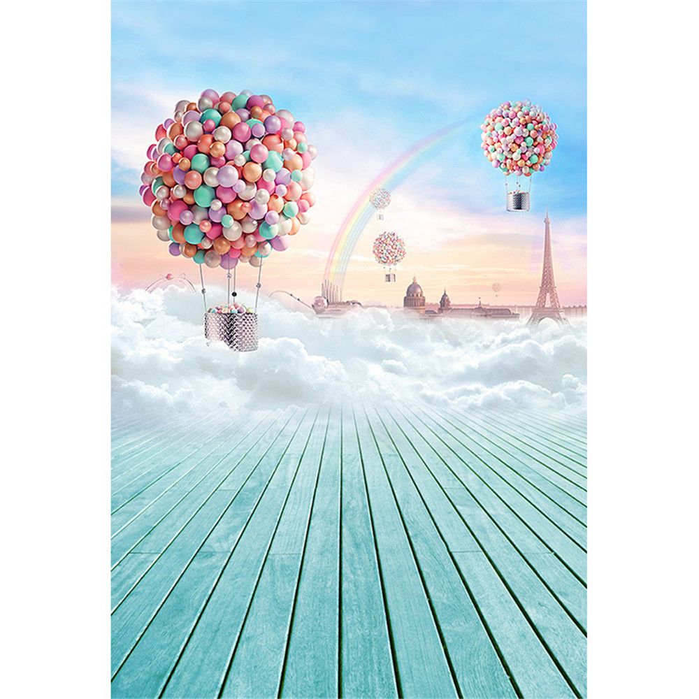 ful Hot Air Balloon Backdrop For Photo Studio Printed ...