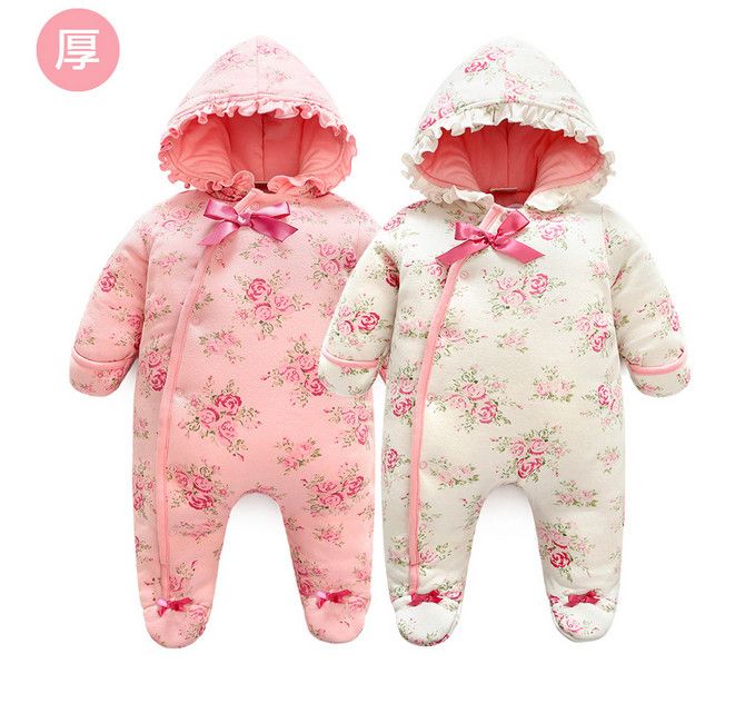 newborn winter romper