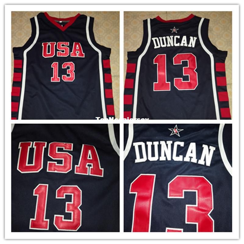tim duncan usa jersey