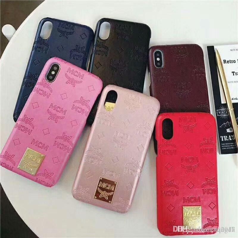 case for iphone x luxury brand embossed letter phone case for iphone