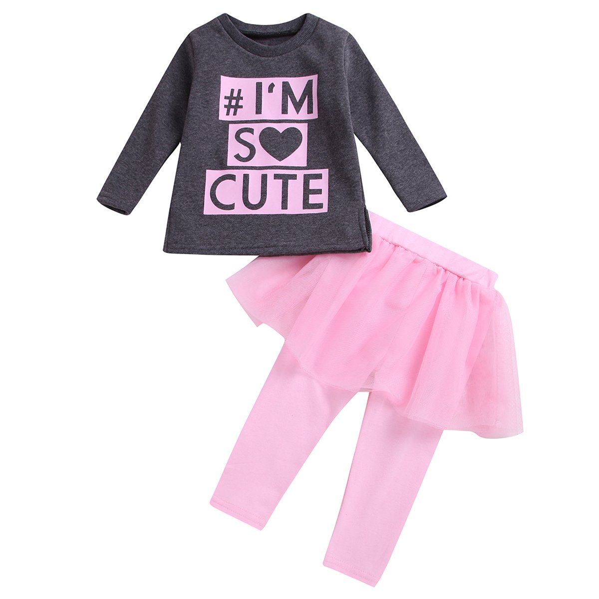 2Pcs Toddler Kids Baby Girls Easter Outfits Set Bunny Sleeveless Tops+Tutu Skirt Summer Clothes 1-5T