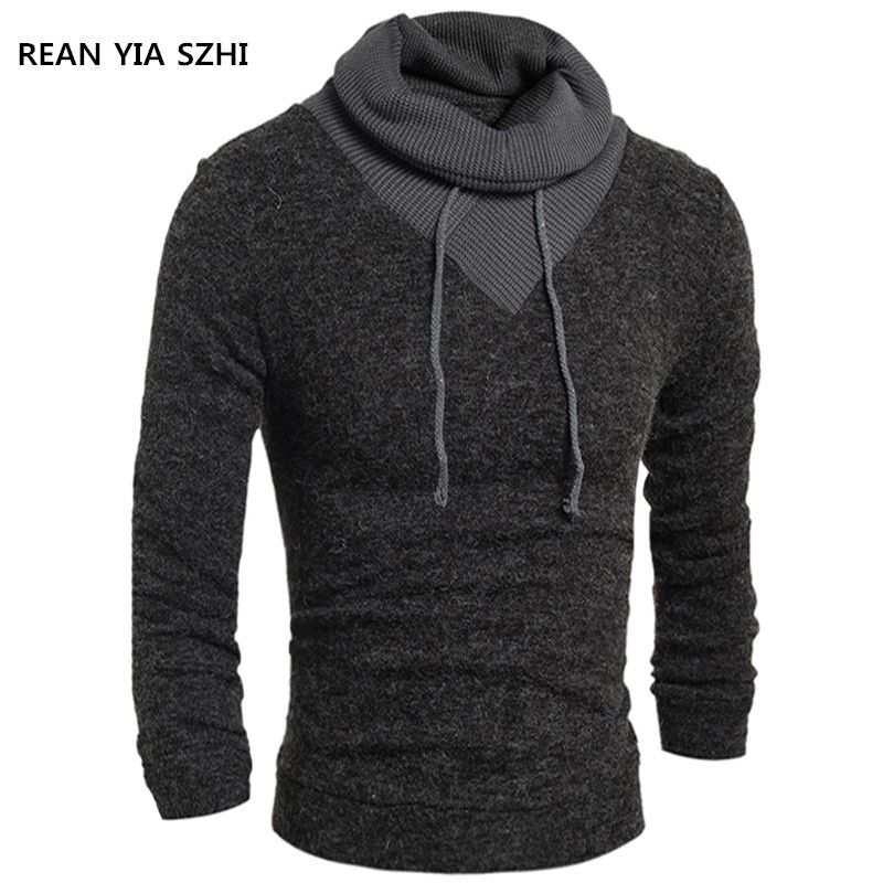 Großhandel Herren Pullover Für 2019 Pullover Pullover Männer Casual Slim Fit Strickpullover Männer Klassische Reißverschluss Hoher Kragen Männlichen Großhandel Herren Pullover Für 2019 Pullover Pullover Männer Casual Slim Fit Strickpullover Männer Klassische Reißverschluss Hoher Kragen Männlichen